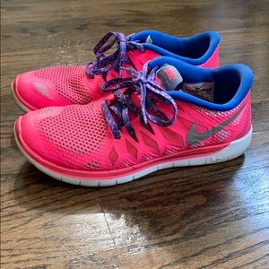 Nike Free 5.0 Hot Pink Running Shoe